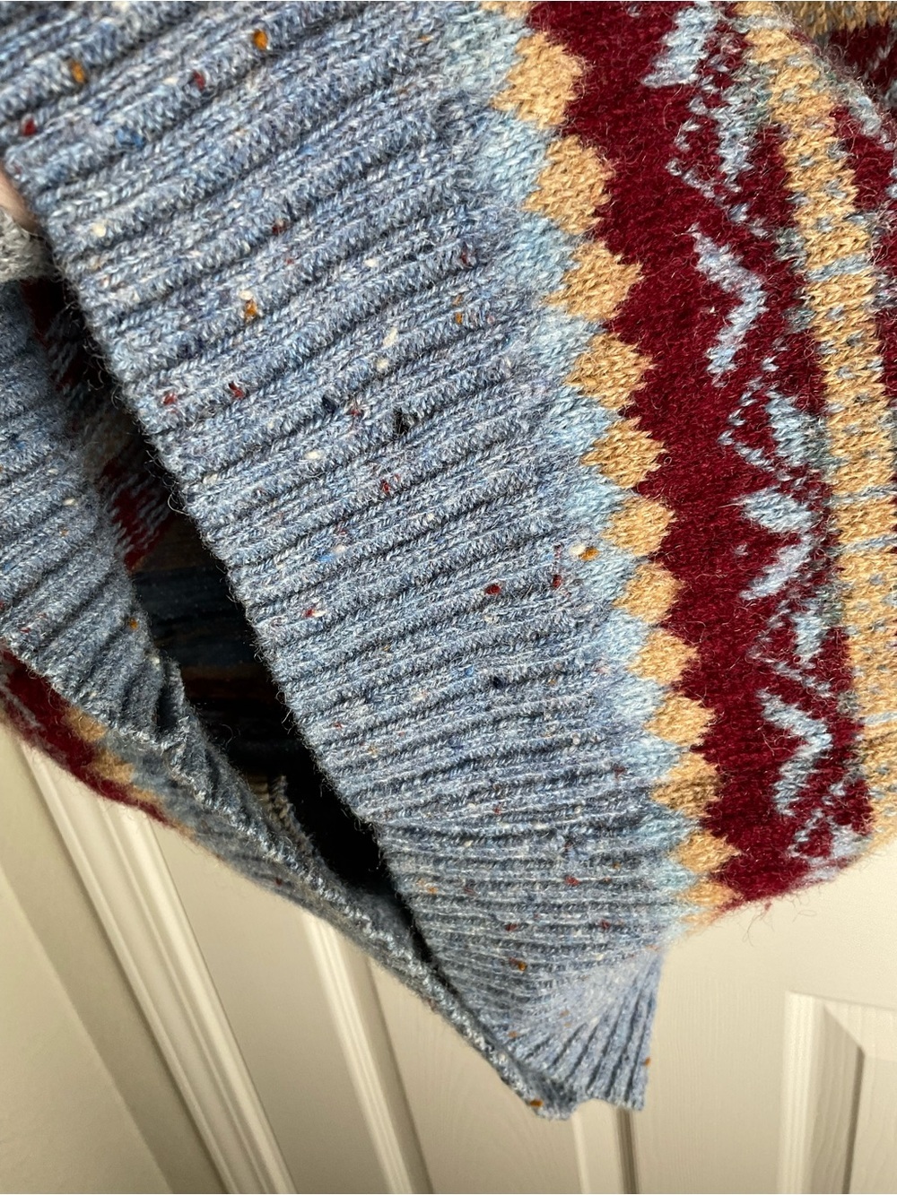 Vintage Classic Directions Fair Isle Shetland Wool Sweater Vest Medium - Picture 12 of 15